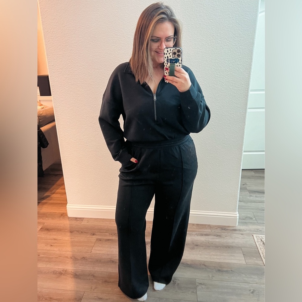 Abercrombie YPB Black Jumpsuit